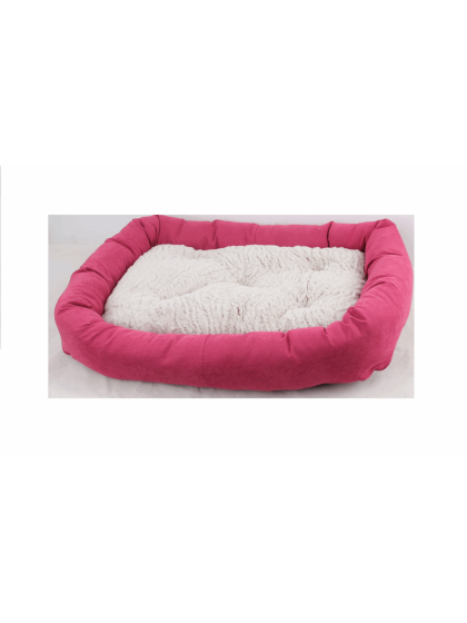 PAWISE Kρεβάτι Σκύλου με αφαιρούμενο μαξιλάρι L ΦΟΥΞΙΑ 78,5x48cm