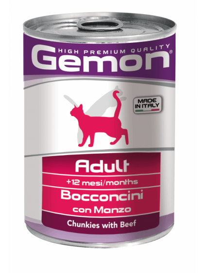 GEMON Chunkies with Beef – Adult 415g