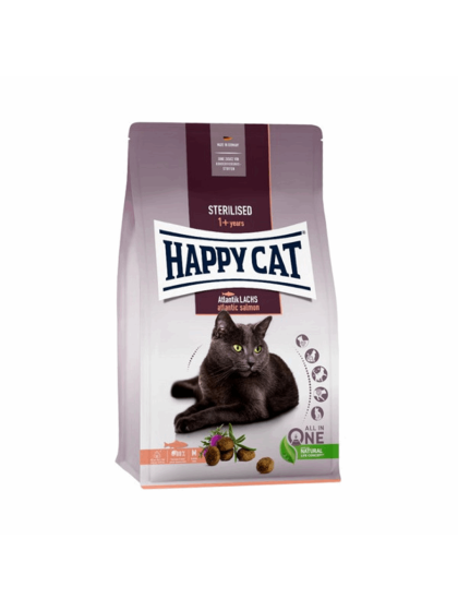 Happy Cat Sterilised Σολομος 4kg