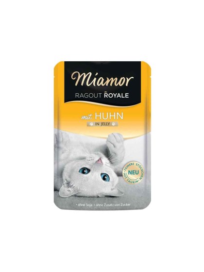 Miamor Ragout Royale Jelly 100g Υγρή Τροφή για Ενήλικες Γάτες σε Φακελάκι με Κοτόπουλο