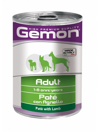 GEMON Paté with Lamb – Adult 400g