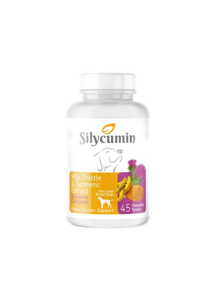 Bio PetActive Silycumin Milk Thistle & Turmeric LB Dogs 45 Δισκία Σκύλου για το Συκώτι & τα Νεφρά
