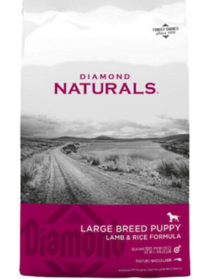 Diamond Naturals Large Breed Puppy Lamb and Rice 15kg για Κουτάβια Μεγαλόσωμων Φυλών