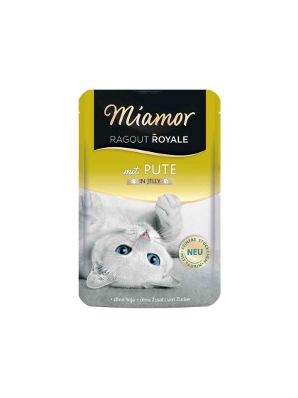 Miamor Ragout Royale Jelly 100g Υγρή Τροφή για Ενήλικες Γάτες σε Φακελάκι με Γαλοπούλα